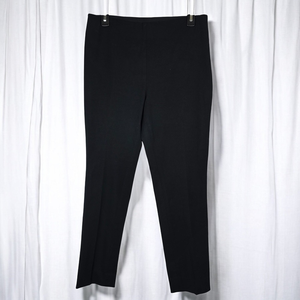 Lauren Ralph Lauren Dress‎ Pants Women Size 8 Black Tapered Leg Skinny Stretchy
